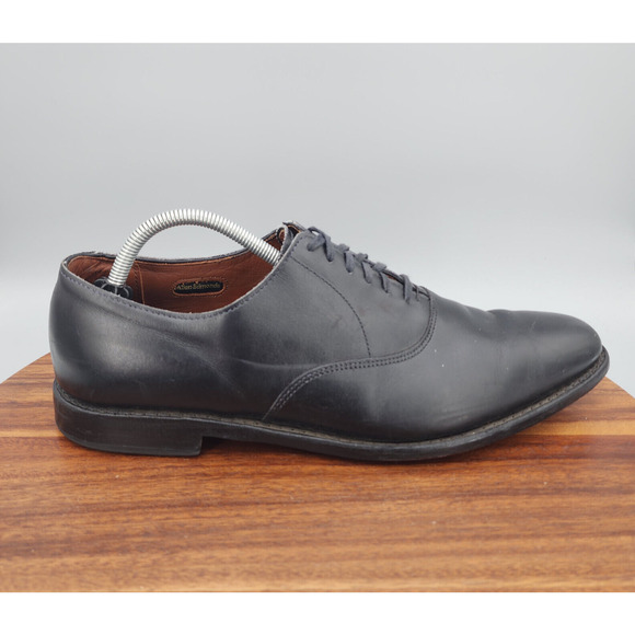 Allen Edmonds Carlyle Oxfords Men\'s 11 B Black Leather Plain Toe Dress Shoes main image 9